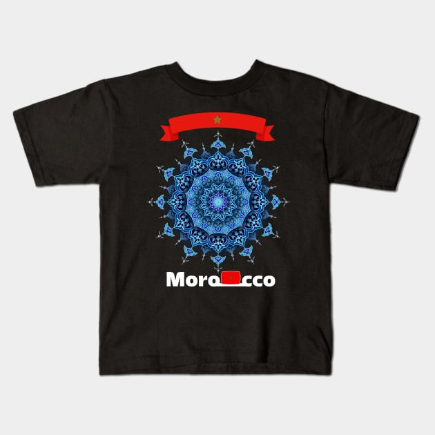 morrocco Kids T-Shirt by medfrigo